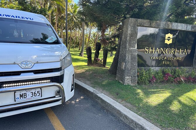 CFC APPROVED Private Arrival Transfer - Nadi Airport to Pacific Harbour - Who will get the most from this transfer