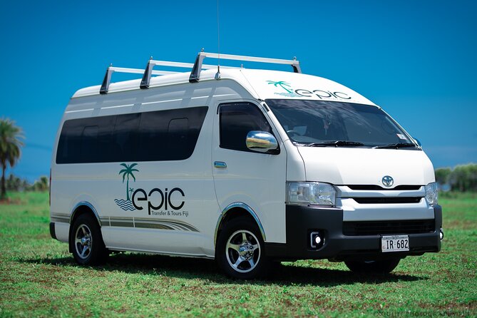 CFC APPROVED Private Departure Transfer - Outrigger or Bedarra to Nadi Airport - What the hotel pickup looks like