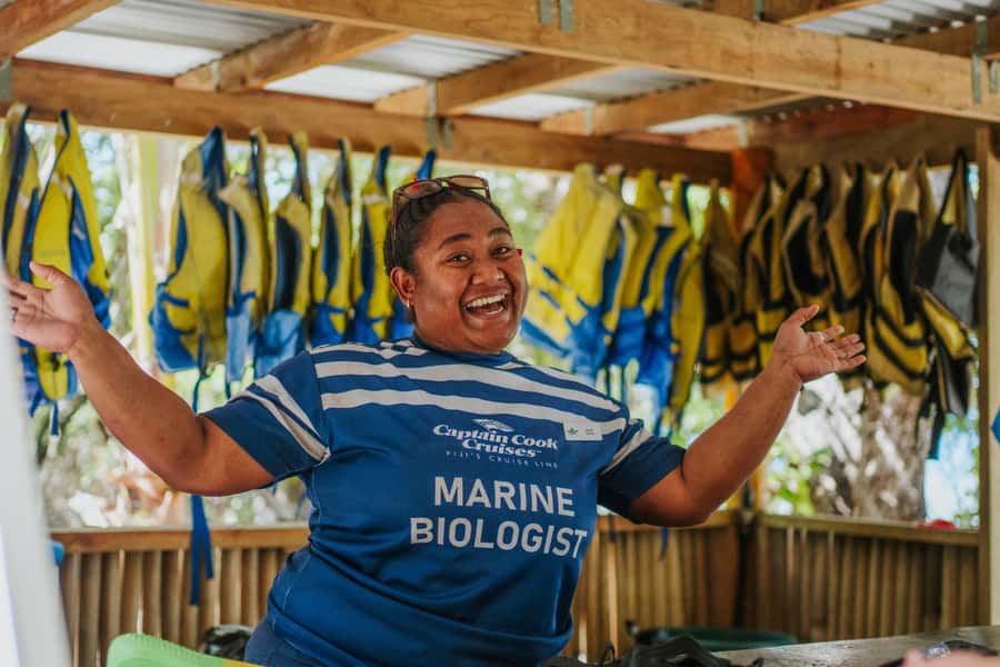 Fiji: Captain Cook Cruises - Island & Reef Day Trip - Lunch, kava, and the Fijian welcome