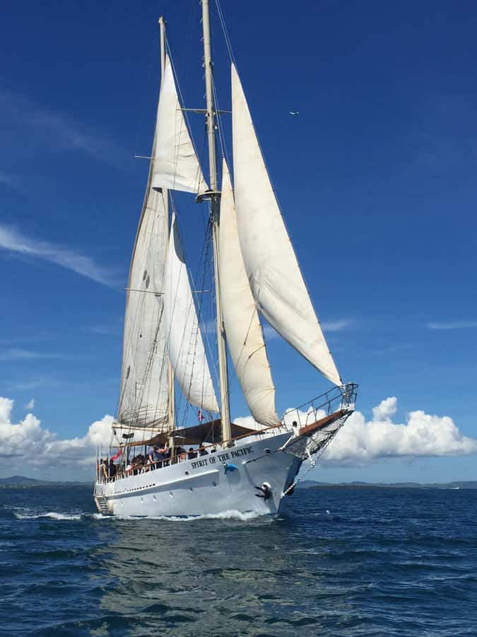Fiji: Captain Cook Cruises - Island & Reef Day Trip - First sight of Kadavu Lailai