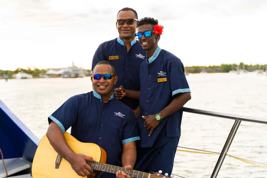 Fiji: Captain Cook Cruises Sunset Dinner Cruise - The sunset sail is the main event