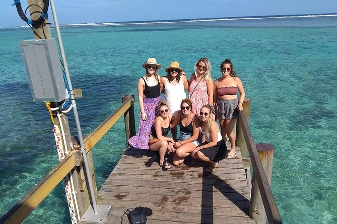 Fiji Coral Coast Venture - Walking across Maui Bay Jetty