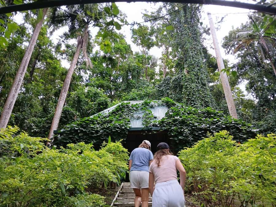 FIJI: Garden of the Sleeping Giant Tour - Entering Raymond Burr’s orchid garden