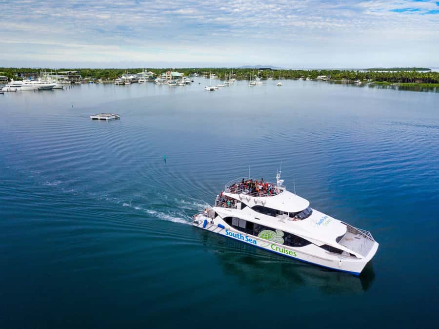 Fiji: Yasawa Islands Explorer Cruise with Lunch - The Blue Lagoon region and lower island views
