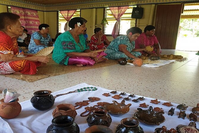 Fijian pottery crafting Village Experience & Natadola Beach Tour - From Nadi to Fiji’s Coral Coast