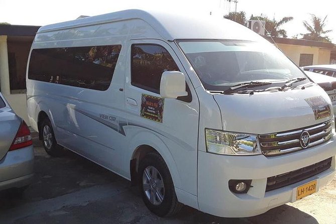 From Nadi Airport Fiji-Denarau Radisson,Wyndham,Sheraton,Westin,Hilton,Palm,Port - The comfort of a private, air-conditioned vehicle