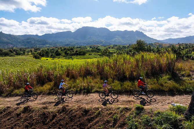 Guided E-bike Tour - Leaving Nadi’s resort strip for Fiji’s interior