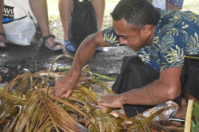 Jewel Of Fiji incl Fijian Village, waterfall & Lunch(Nadi Hotels) - Lovo lunch and village hospitality