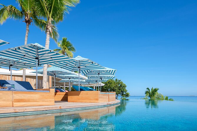 Malamala Beach Club - Full Day - The infinity pool and beachside downtime