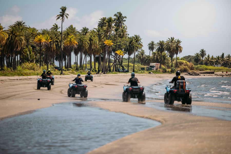 Nadi: Quad Bike ATV Off-Road Adventure Tour with Transfers - The ride back through Nadi and down to the beach
