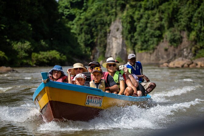 River Tubing Fiji / Suva Shore Excursion Cruise Ship Passengers - Tubing downriver through the rapids