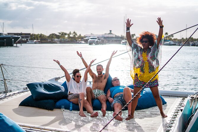 Sabre Sunset Cruise with BBQ Dinner & Drinks - The Mamanuca Islands at the end of the day