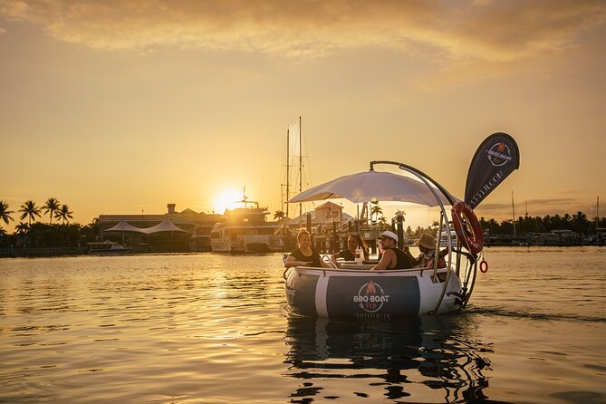 Self Drive BBQ eBoat Cruise with Onboard BBQ Denarau Fiji - Taking the helm from Port Denarau
