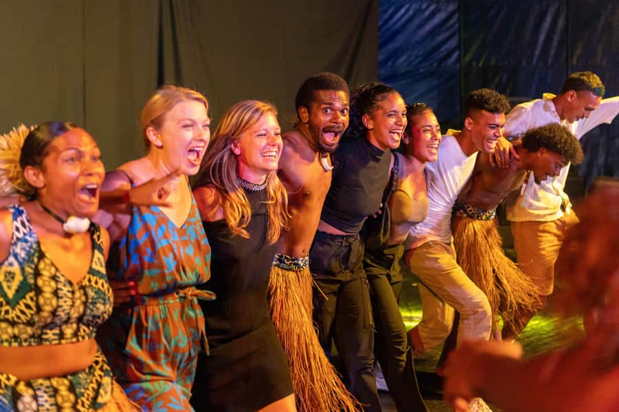 VOU: Fiji Untold Live Stage Show with Dinner & Drumming - What happens from hotel pickup to VOU Hub